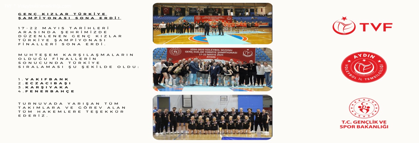 Gen Kzlar Trkiye Finalleri Sona Erdi